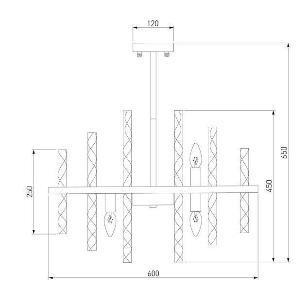 Подвесная люстра Bogates Hollis 368/9 Smart Фото № 3