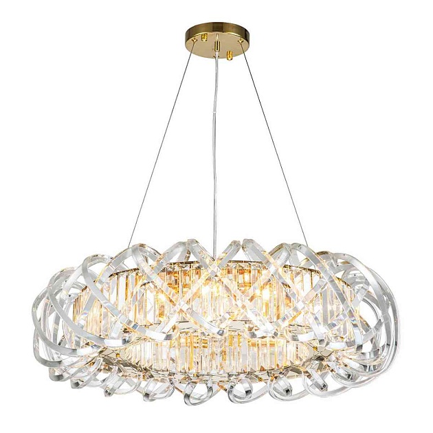Подвесная люстра Indigo BRACCIA 12007/10P Gold V000399 изображение 1 Подвесная люстра Indigo BRACCIA 12007/10P Gold V000399 Фото № 1