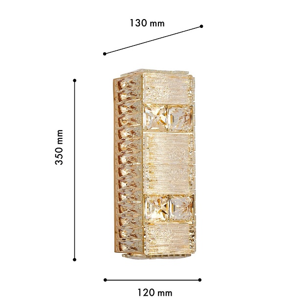 Настенный светодиодный светильник Favourite Templum 4204-1W изображение 3 Настенный светодиодный светильник Favourite Templum 4204-1W Фото № 3