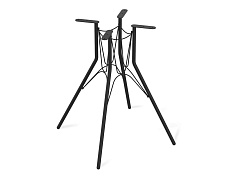 Кухонный стол Sheffilton SHT-TU34-P/80/80 МДФ черный муар/дуб сонома светлый 8630026201 1