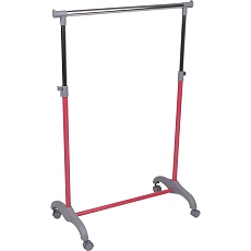 Гардеробная вешалка AksHome Mix на колесах, розовый, металл 77670