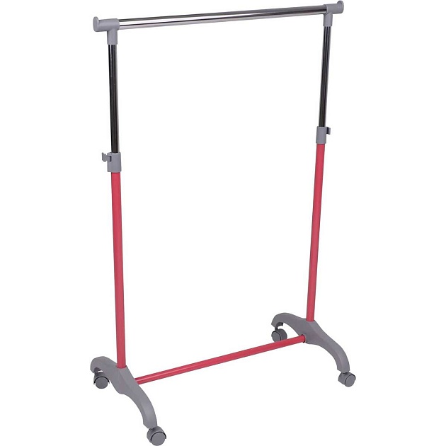 Гардеробная вешалка AksHome Mix на колесах, розовый, металл 77670 Фото № 1