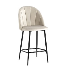 Полубарный стул Stool Group Логан велюр бежевый AV 413-Cc-08(PP)