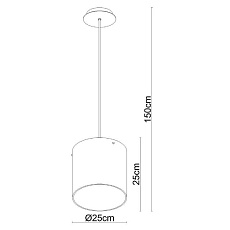 Подвесной светодиодный светильник Lucide Owino 74402/25/65 3