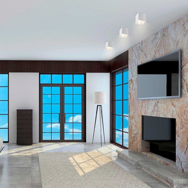 Потолочный светодиодный светильник Novotech Over Recte 358478 Фото № 3