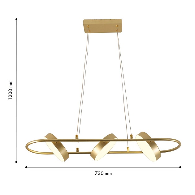 Подвесная светодиодная люстра F-Promo Abris 4677-3P Фото № 2