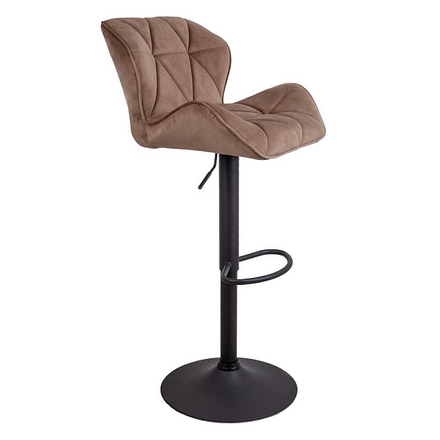 Барный стул AksHome Berlin капучино, велюр 70476 изображение 1 Барный стул AksHome Berlin капучино, велюр 70476 Фото № 1