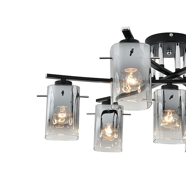 Потолочная люстра Escada Iberis 1101/7P Black изображение 3 Потолочная люстра Escada Iberis 1101/7P Black Фото № 3