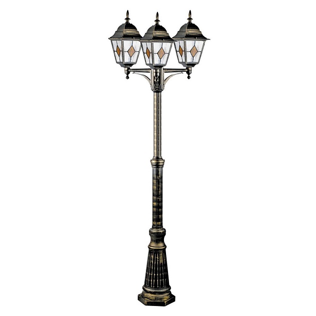 Садово-парковый светильник Arte Lamp Berlin A1017PA-3BN Фото № 1