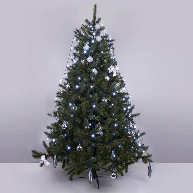 Светодиодная гирлянда Eurosvet занавес 230V 200-003 белый Фото № 7