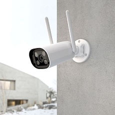 Умная видеокамера белая IP65 Elektrostandard 76500/01 a069150 3