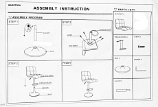 Барный стул Woodville Paskal 1883 1