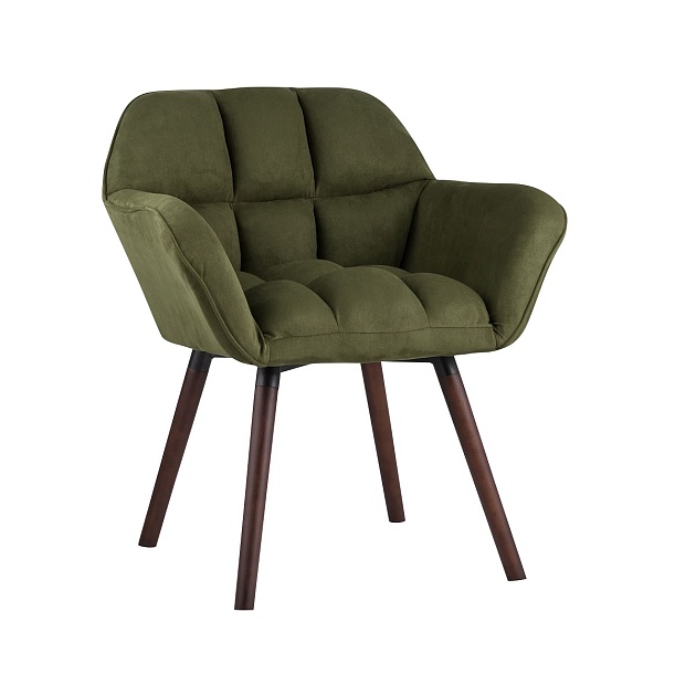 Кресло Stool Group Брайан замша хаки BRUYNE HY-53 изображение 1 Кресло Stool Group Брайан замша хаки BRUYNE HY-53 Фото № 1