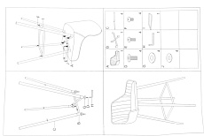 Барный стул Woodville Haris 11684 1