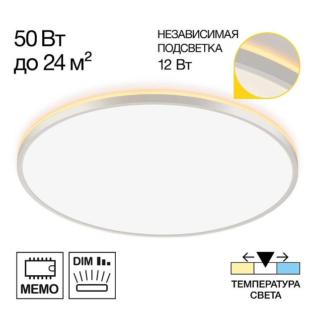 Потолочный светодиодный светильник Citilux Norma CL748600 Фото № 1