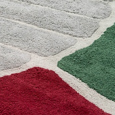 Ковер Tkano из хлопка с рисунком Tea plantation из коллекции Terra, 120х180 см TK22-DR0007 4