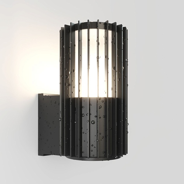 Уличный настенный светильник Denkirs Farsun DK9722-BK Фото № 4