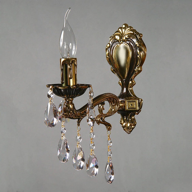 Бра Ambiente Leon 2128/1 PB Tear Drop изображение 1 Бра Ambiente Leon 2128/1 PB Tear Drop Фото № 1