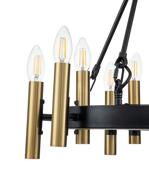 Подвесная люстра Indigo Cero 13009/9P Black V000207 Фото № 3