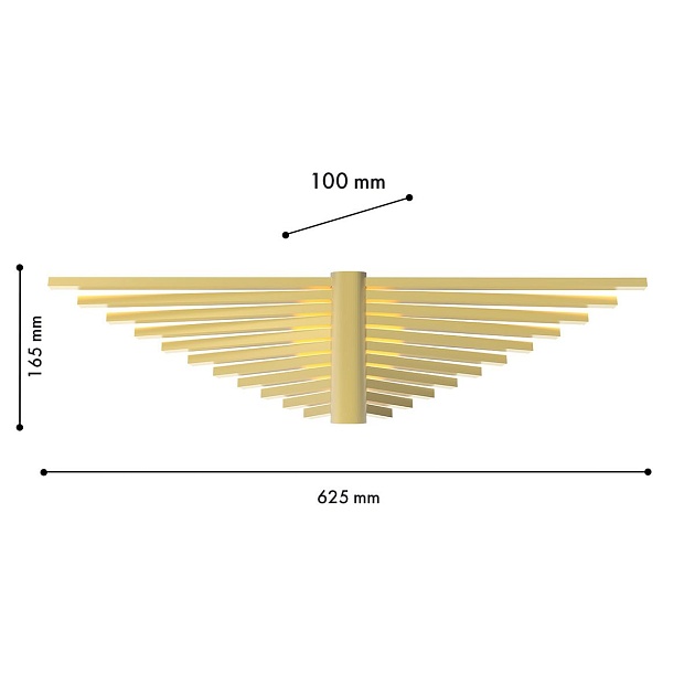 Настенный светодиодный светильник Favourite Vingar 4380-1W Фото № 2