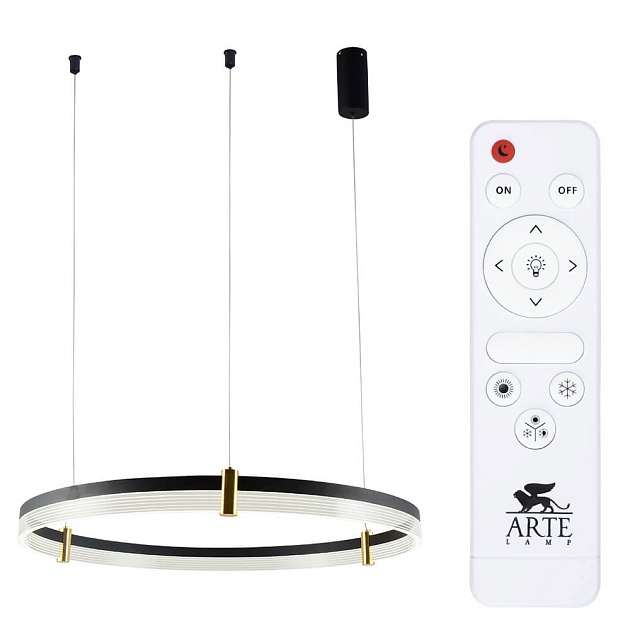 Подвесной светодиодный светильник Arte Lamp Mercury A2183SP-1BK Фото № 1