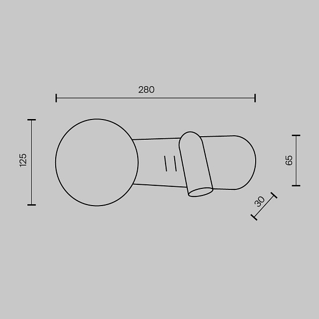 Бра Maytoni Inversio MOD350WL-01BBS Фото № 2