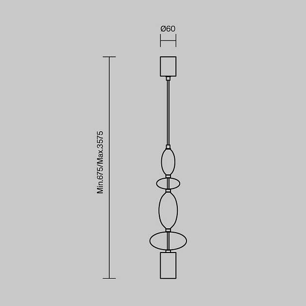Подвесной светильник Maytoni Monochrome MOD071PL-L8B3K2 изображение 8 Подвесной светильник Maytoni Monochrome MOD071PL-L8B3K2 Фото № 8