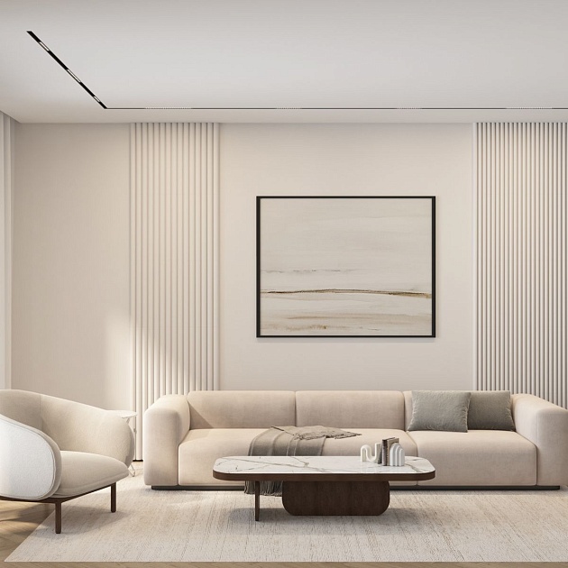 Трековый светодиодный светильник Denkirs Simple Grill DK8102-BK Фото № 3