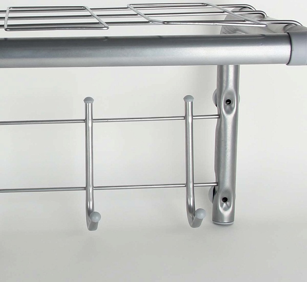 Настенная вешалка Sheffilton SHT-WH7 хром лак/серый 6077924401 Фото № 2