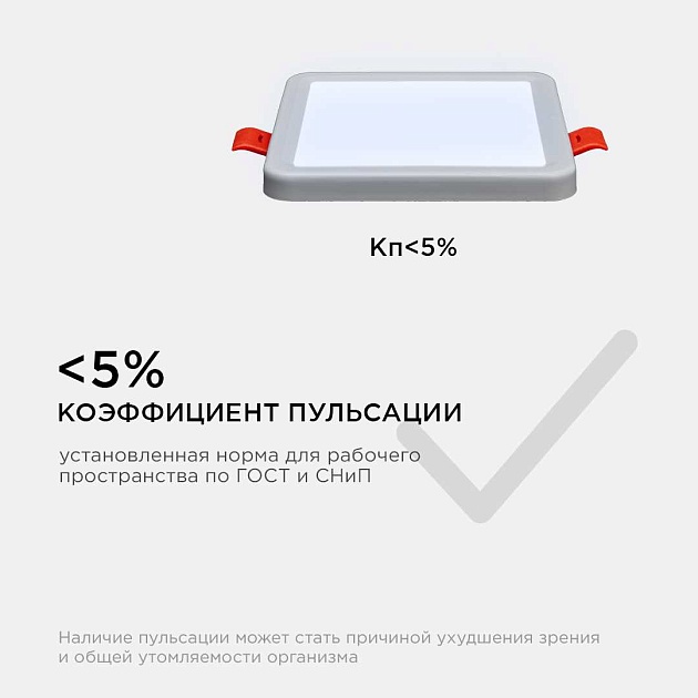 Встраиваемая светодиодная панель OGM LP-15 Фото № 12