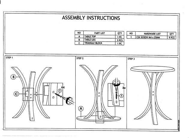 Журнальный стол Woodville Milli 1963 Фото № 2