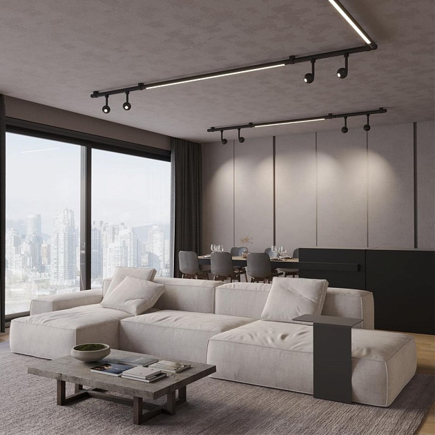 Трековый светодиодный светильник Novotech Konst Glat 359375 Фото № 9