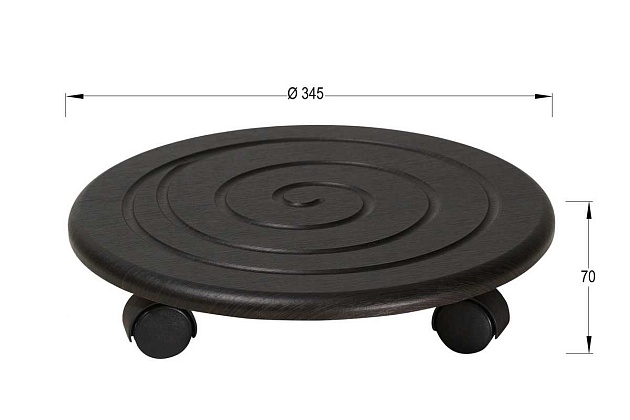 Подставка для цветов Мебелик Спираль (2шт) 005239 изображение 3 Подставка для цветов Мебелик Спираль (2шт) 005239 Фото № 3