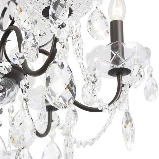 Подвесная люстра Crystal Lux Odelis SP6 Brown Фото № 5