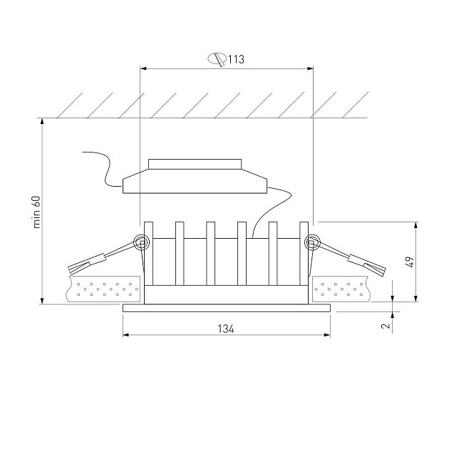 Встраиваемый светодиодный светильник Elektrostandard Combi 25069/LED a069008 Фото № 2