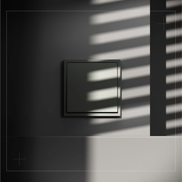 Выключатель встраиваемый Voltum S70 одноклавишный 10А, (титан) VLS010106 Фото № 4