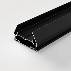 Алюминиевый профиль для монтажа в натяжной потолок однофазного шинопровода черный (2м) Elektrostandard a070478 4