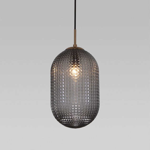 Подвесной светильник Eurosvet Gem 50261/1 темно-серый изображение 5 Подвесной светильник Eurosvet Gem 50261/1 темно-серый Фото № 5