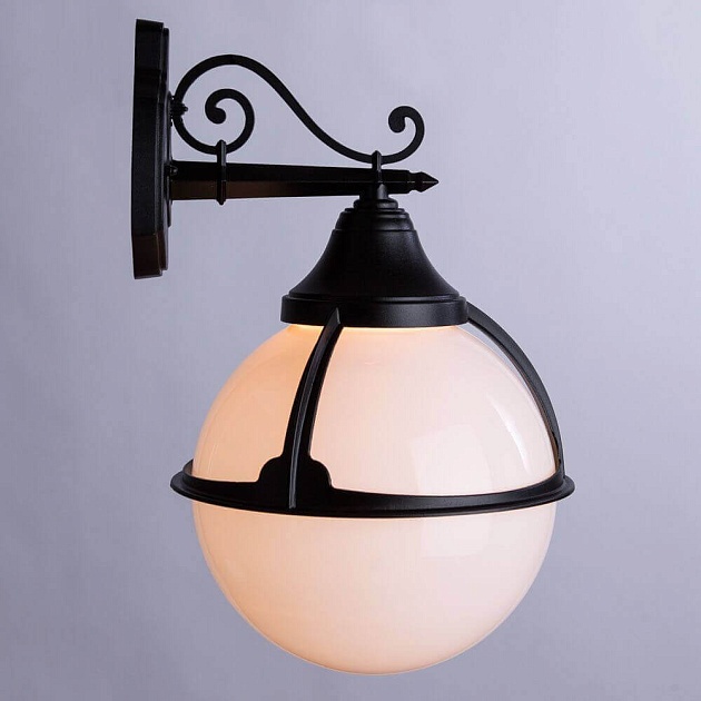 Уличный настенный светильник Arte Lamp Monaco A1492AL-1BK Фото № 3