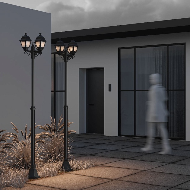 Садово-парковый светильник Maytoni Abbey Road O003FL-03B Фото № 9