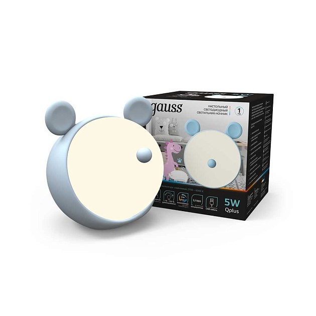 Настольный светодиодный детский ночник Gauss NN7026 Фото № 6