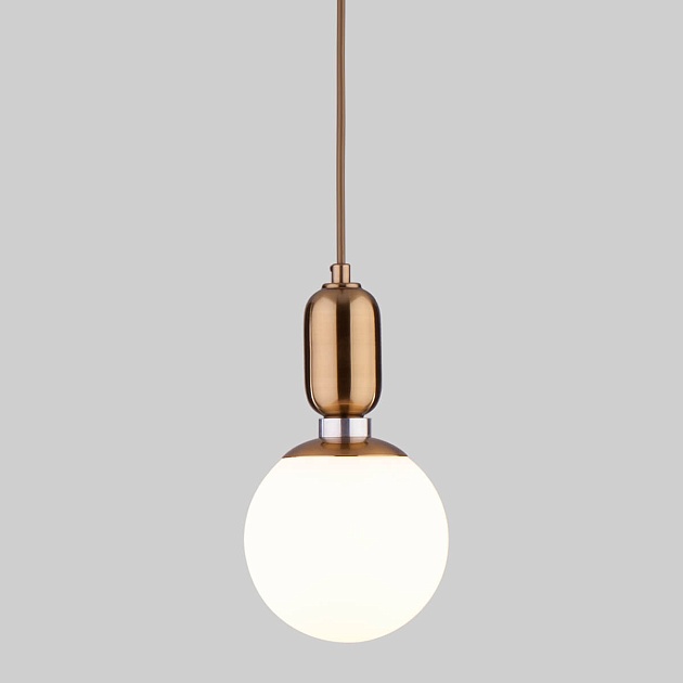 Подвесной светильник Eurosvet Bubble 50151/1 латунь изображение 1 Подвесной светильник Eurosvet Bubble 50151/1 латунь Фото № 1