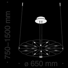 Подвесной светильник Maytoni MOD037PL-L16B 3