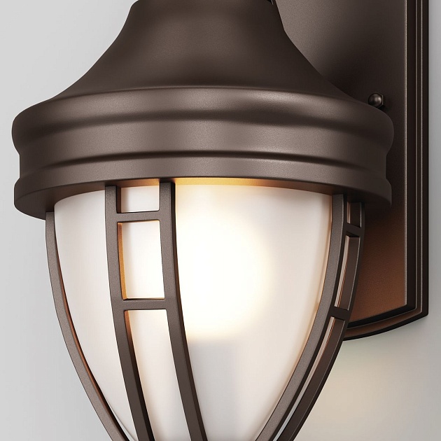 Уличный настенный светильник Maytoni Novara O027WL-01B Фото № 5