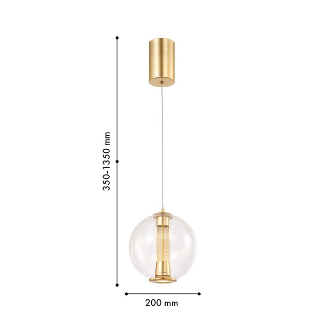Подвесной светодиодный светильник Favourite Boble 4551-2P Фото № 2