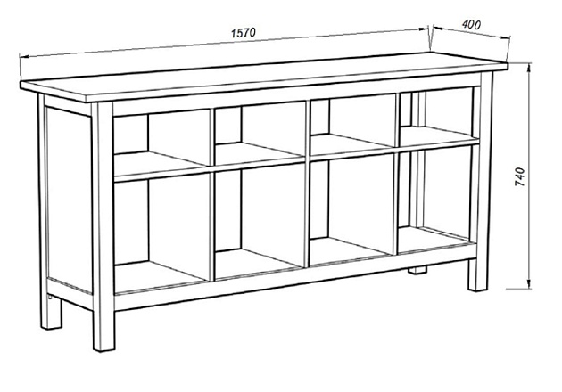 Тумба Шведский Стандарт Кантри 00 410195002300 изображение 3 Тумба Шведский Стандарт Кантри 00 410195002300 Фото № 3