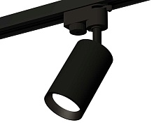 Комплект трекового однофазного светильника Ambrella light SBK/PBK черный песок/черный полированный XT6323003 (A2521, C6323, N6103)