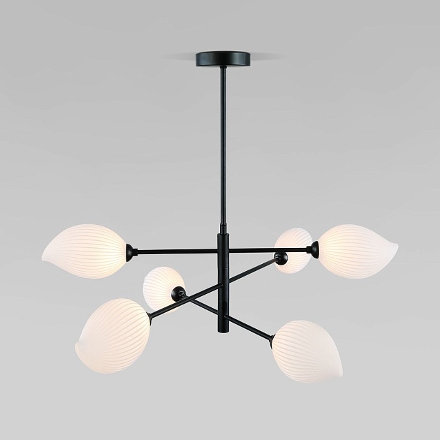 Подвесная люстра Eurosvet Sinki 30189/6 черный изображение 4 Подвесная люстра Eurosvet Sinki 30189/6 черный Фото № 4