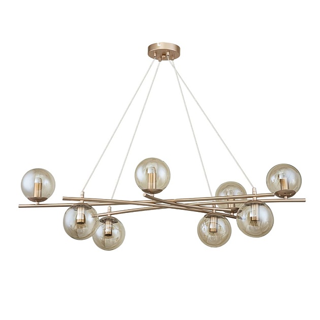 Подвесная люстра Escada Balance 1119/8S Gold изображение 1 Подвесная люстра Escada Balance 1119/8S Gold Фото № 1