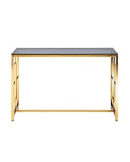 Консоль Stool Group БРУКЛИН 120х40 стекло smoke сталь золото ECST-013-TG-SK (120x40) 3